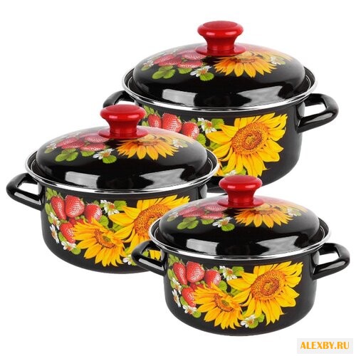Набор кастрюль КМЗ Даша-1 6 пр.