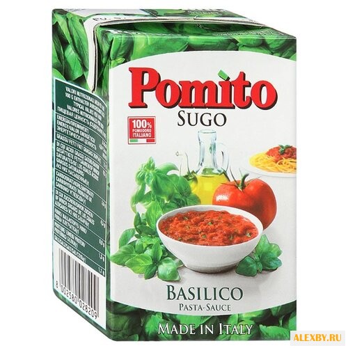Соус POMITO С базиликом 370 г