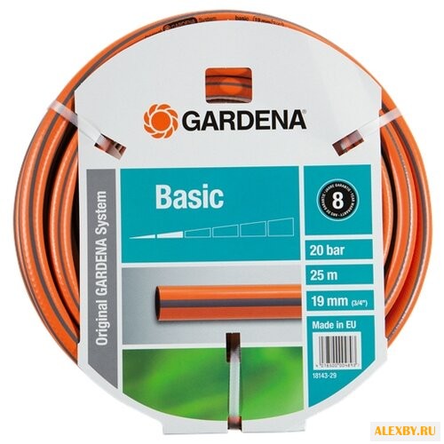 Шланг GARDENA Basic 3 4 25 метров