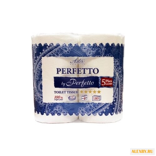 Туалетная бумага Aster Perfetto