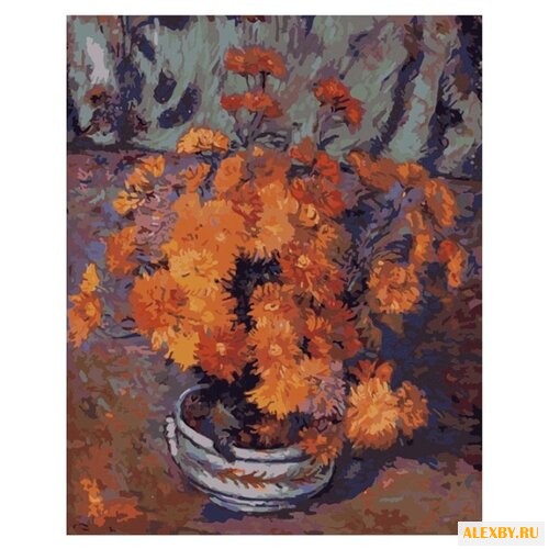 Menglei Картина по номерам Ваза