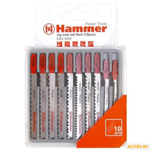 Набор пилок для лобзика Hammer