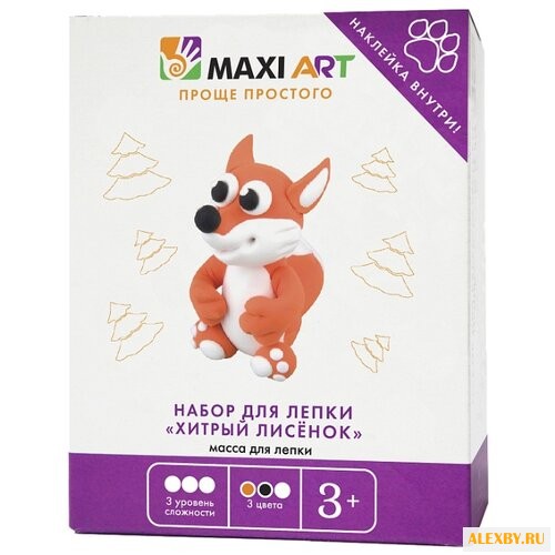 Масса для лепки Maxi Art Хитрый