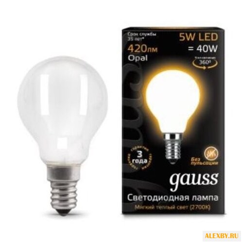 Лампа светодиодная gauss LED