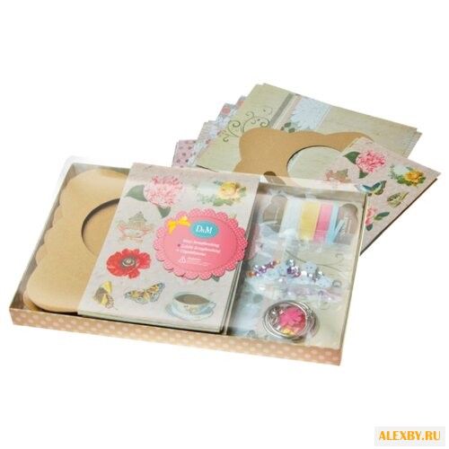 Набор D&M 18 листов Цветы и