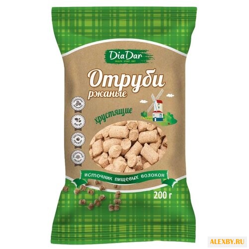Отруби ДИАДАР хрустящие ржаные