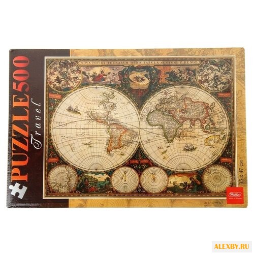 Пазл Hatber Старинная карта