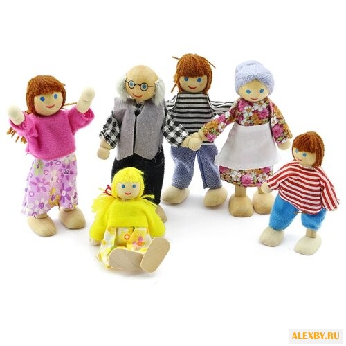 Игровой набор Игрушки из дерева