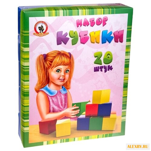 Кубики Русский стиль набор 09016
