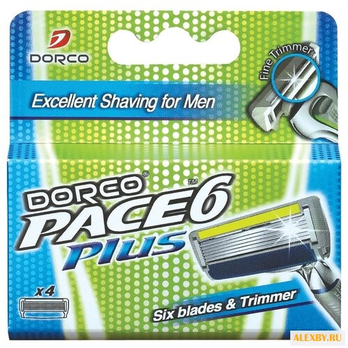 Сменные лезвия Dorco Pace 6 Plus