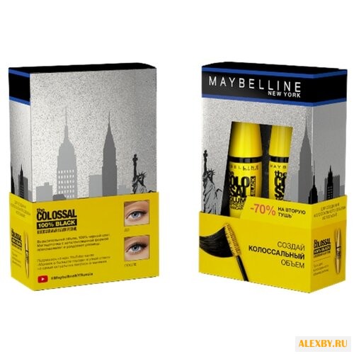 Maybelline набор туши для