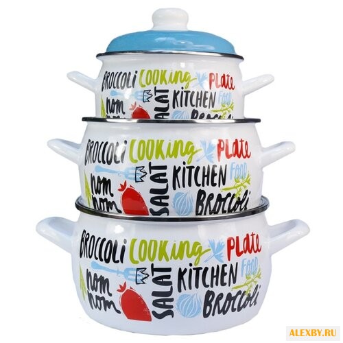 Набор кастрюль METROT Брокколи