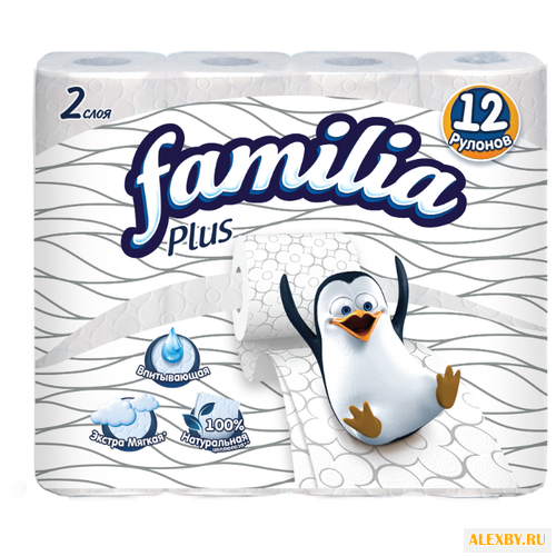 Туалетная бумага Familia Plus