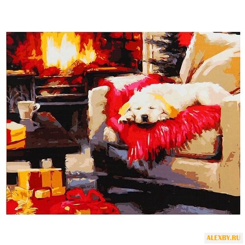 Рыжий кот Картина по номерам