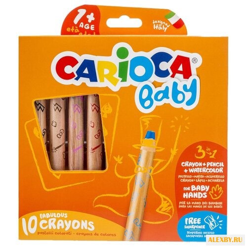 Carioca Восковые карандаши Baby