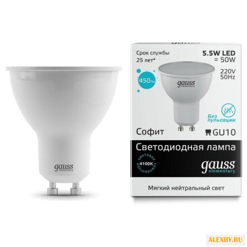 Лампа светодиодная gauss LED