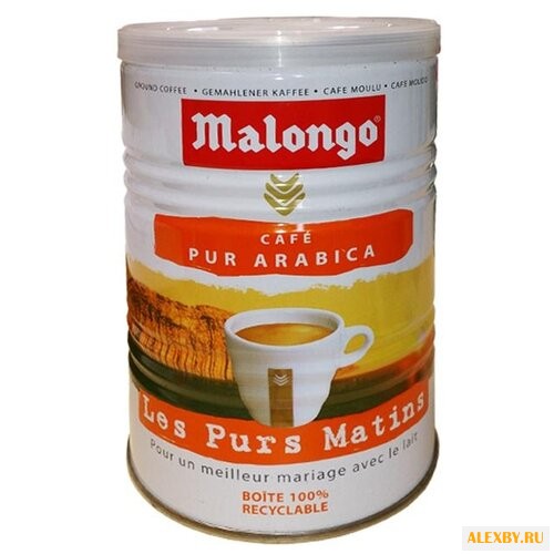 Кофе молотый Malongo Матан Лежер