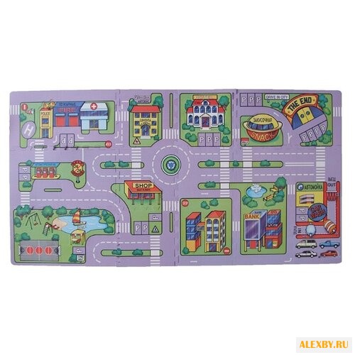 Коврик-пазл MD Мегаполис