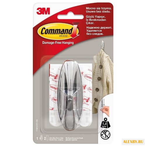 Крючок Command 17081CHR