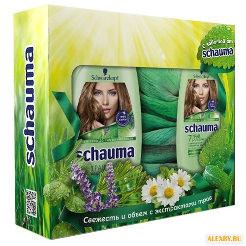 Набор Schauma 7 трав + шарф