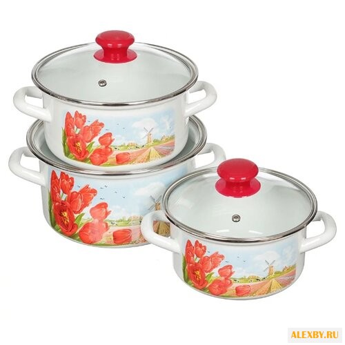 Набор кастрюль КМЗ Страна