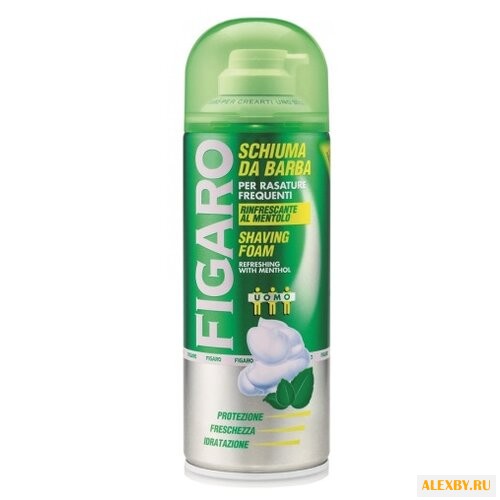 Пена для бритья с ментолом Figaro