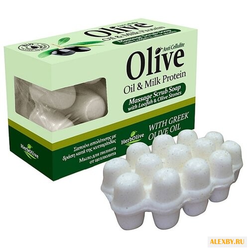 Мыло HerbOlive массажное для