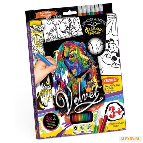 Danko Toys Бархатная раскраска