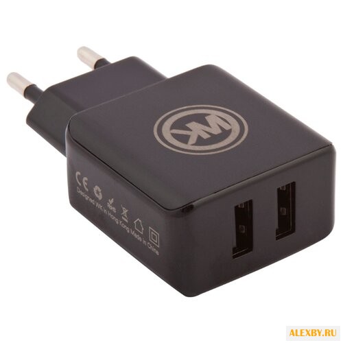 Сетевая зарядка WK Blanc 2U +