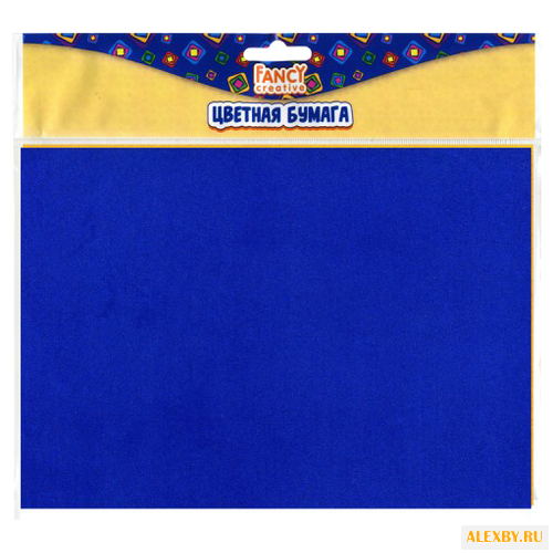 Цветная бумага бархатная