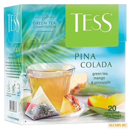 Чай зеленый Tess Pina colada
