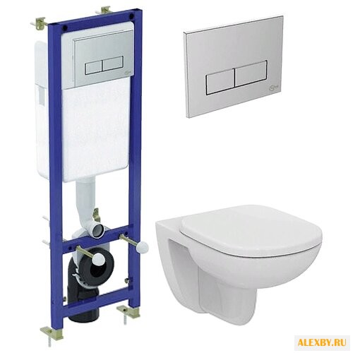 Унитаз с инсталляцией Ideal