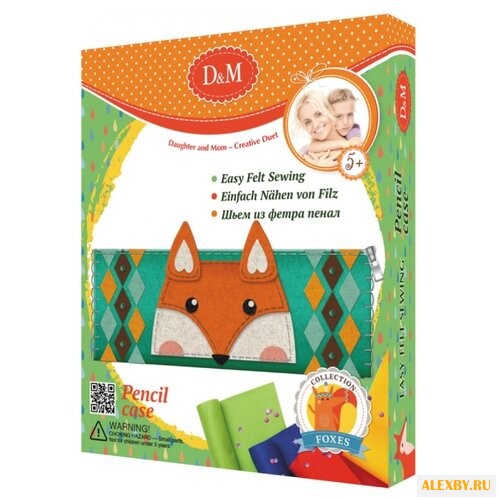D&M Шьем из фетра Пенал Лисы