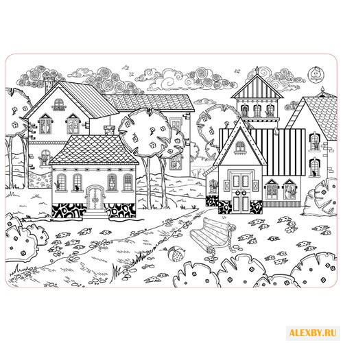 ЯиГрушка Коврик-раскраска Город