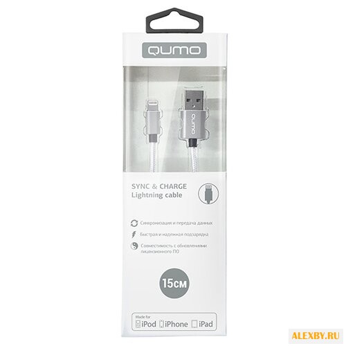 Кабель Qumo USB - Lightning MFI