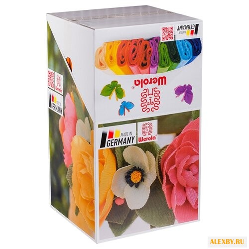 Цветная бумага крепированная в