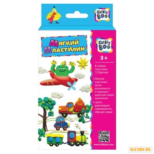 Пластилин Kribly Boo 6 цветов