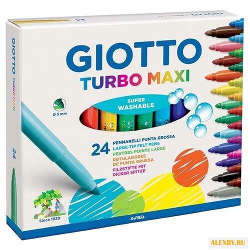 GIOTTO Фломастеры Turbo Maxi 24