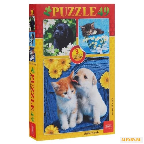 Набор пазлов Hatber 3 картинки