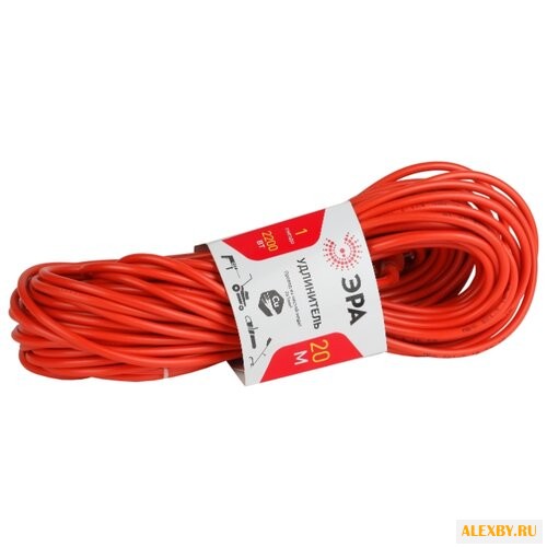 ЭРА UP-1-2x1.0-20m Удлин-ль