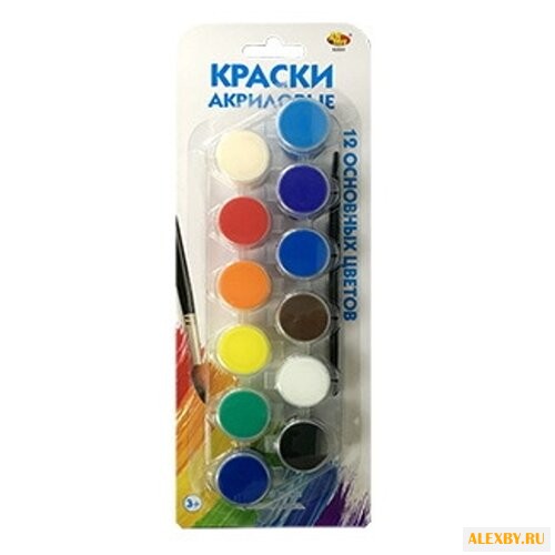 ABtoys Акриловые краски 12