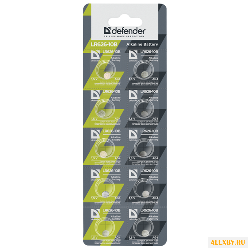 Батарейка LR66 Defender LR626-10B