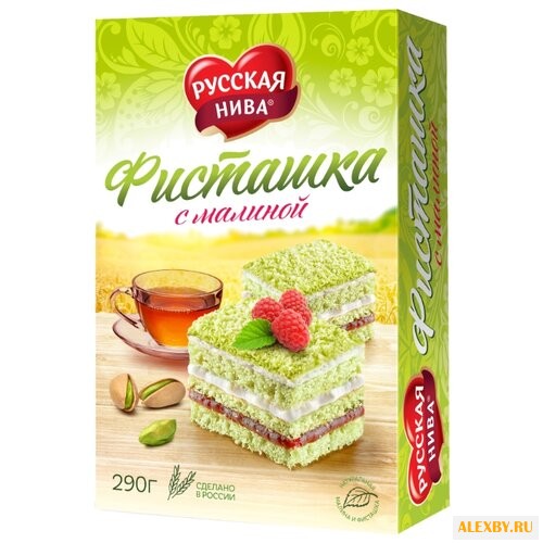 Торт Русская нива Фисташковый с