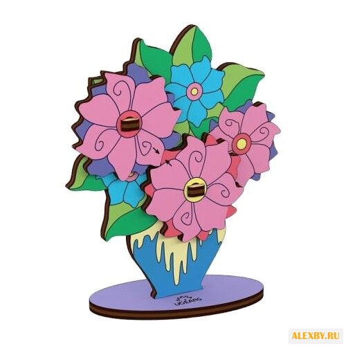 Сборная модель UGEARS Букет