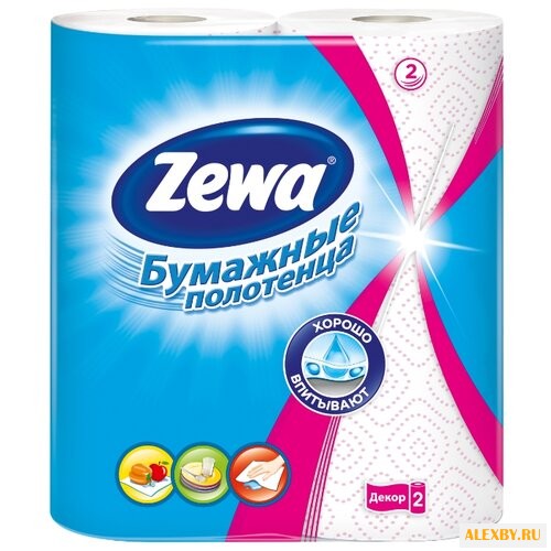Полотенца бумажные Zewa Декор