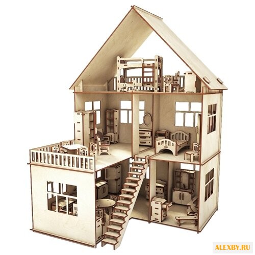 Сборная модель ХэппиДом Коттедж