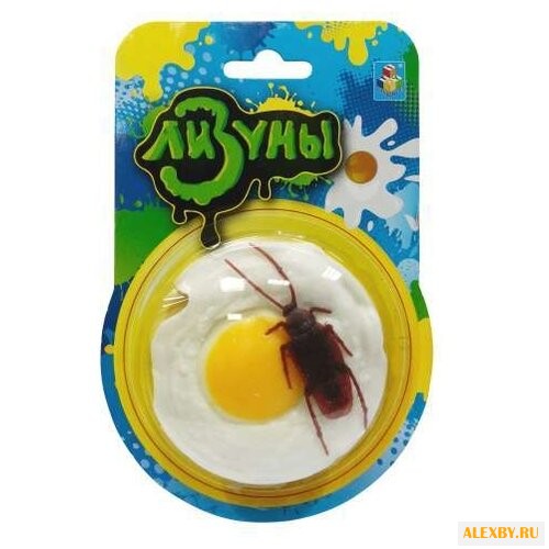 Лизун 1 TOY Яичница с тараканом
