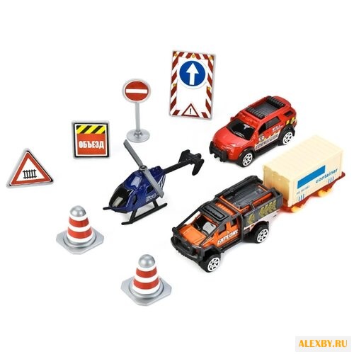 Набор машин ТЕХНОПАРК из