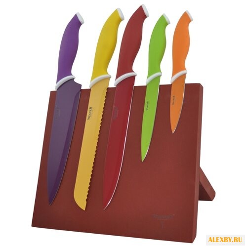 Набор Winner WR-7329 5 ножей с