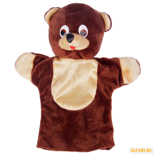 Бока Кукла на руку Мишка 30 см